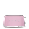 SMEG KENYÉRPIRÍTÓ, retro, 4 szeletes, rózsaszín
