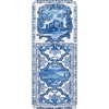 SMEG KOMBINÁLT HŰTŐ ÉS FAGYASZTÓ, retro, 60,1x150 cm, jobb oldali pántok, D&G Blu Mediterraneo kollekció