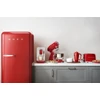 SMEG KOMBINÁLT HŰTŐ ÉS FAGYASZTÓ, retro, 60,1x150 cm, jobb oldali pántok, piros