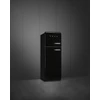 SMEG KOMBINÁLT HŰTŐ ÉS FAGYASZTÓ, retro, 60,1x172 cm, bal oldali pántok, fekete