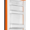 SMEG KOMBINÁLT HŰTŐ ÉS FAGYASZTÓ, retro, 60,1x196,8 cm, bal oldali pántok, narancssárga