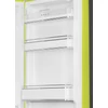 SMEG KOMBINÁLT HŰTŐ ÉS FAGYASZTÓ, retro, 60,1x196,8 cm, jobb oldali pántok, lime zöld
