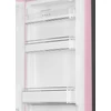 SMEG KOMBINÁLT HŰTŐ ÉS FAGYASZTÓ, retro, 60,1x196,8 cm, jobb oldali pántok, rózsaszín