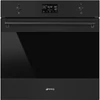 Kép 1/2 - SMEG KOMBINÁLT PIROLITIKUS SÜTŐ, GŐZFUNKCIÓVAL, Classica design, Galileo, 60 cm, ES LCD, matt fekete