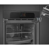 SMEG KOMBINÁLT PIROLITIKUS SÜTŐ, GŐZFUNKCIÓVAL, Musa design, Galileo, 60 cm, TFT, fekete