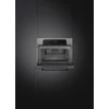 SMEG KOMPAKT KOMBINÁLT GŐZSÜTŐ, Musa design, Galileo, 45 cm, ezüst/fekete