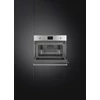 SMEG KOMPAKT KOMBINÁLT MIKROHULLÁMÚ SÜTŐ, Classica design, Galileo, 45 cm, ES LCD, inox