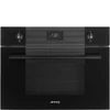 Kép 1/2 - SMEG KOMPAKT KOMBINÁLT MIKROHULLÁMÚ SÜTŐ, Linea design, Galileo, 45 cm, CS LCD, mélyfekete üveg