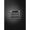 SMEG KOMPAKT KOMBINÁLT MIKROHULLÁMÚ SÜTŐ, Musa design, Galileo, 45 cm, ES LCD, ezüst/fekete