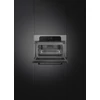 SMEG KOMPAKT KOMBINÁLT MIKROHULLÁMÚ SÜTŐ, Musa design, Galileo, 45 cm,TFT, ezüst/fekete, Schuko