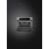 SMEG KOMPAKT KOMBINÁLT MIKROHULLÁMÚ SÜTŐ, Musa design, Galileo, 45 cm,TFT, ezüst/fekete, Schuko
