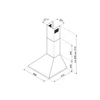 Kép 2/4 - SMEG KÜRTŐS PÁRAELSZÍVÓ, Universal design, 90 cm, tolókapcsolós vezérlés, fekete