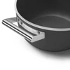 Kép 3/5 - SMEG LÁBAS, 24 cm, edzett üveg fedél, rozsdamentes acél fogantyú, fekete