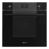 SMEG LÉGKEVERÉSES SÜTŐ, Linea design, 60 cm, ES LCD, mélyfekete üveg