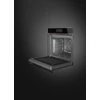 Kép 3/5 - SMEG OMNICHEF HÁROM AZ EGYBEN SÜTŐ, Dolce Stil Novo design, Galileo, 60 cm, nagy TFT, fekete üveg, réz dísz