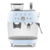SMEG ŐRLŐVEL KOMBINÁLT ESPRESSO KÁVÉFŐZŐ, retro, világoskék