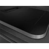 SMEG PÁRAELSZÍVÓVAL INTEGRÁLT INDUKCIÓS FŐZŐLAP, Isola design, Alta kollekció, 83x52 cm, fekete üveg/inox