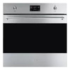 Kép 1/4 - SMEG PIROLITIKUS HŐLÉGKEVERÉSES SÜTŐ, Classica design, Galileo, 60 cm, ES LCD, inox