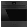 Kép 1/2 - SMEG PIROLITIKUS HŐLÉGKEVERÉSES SÜTŐ, Classicaa design, 60 cm, CS LCD, matt fekete