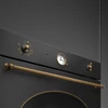 Kép 5/5 - SMEG PIROLITIKUS HŐLÉGKEVERÉSES SÜTŐ, Colonial design, 60 cm, analóg, antracit
