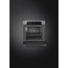 SMEG PIROLITIKUS HŐLÉGKEVERÉSES SÜTŐ, Musa design, 60 cm, ezüst/fekete, Schuko