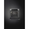 SMEG PIROLITIKUS HŐLÉGKEVERÉSES SÜTŐ, Musa design, 60 cm, ezüst/fekete, Schuko