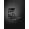 SMEG PIROLITIKUS HŐLÉGKEVERÉSES SÜTŐ, Musa design, 60 cm, fekete, Schuko