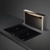 Kép 2/3 - SMEG PULTBA SÜLLYESZTHETŐ PÁRAELSZÍVÓ, Universal design, 60 cm, inox készülékház, fekete