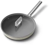 Kép 4/5 - SMEG SERPENYŐ, 28 cm, rozsdamentes acél fogantyú, bézs