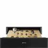 SMEG SOMMELIER FIÓK, Linea design, 15 cm, mélyfekete üveg