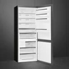 Kép 2/5 - SMEG SZABADONÁLLÓ HŰTŐ ÉS FAGYASZTÓ, 70,5x202 cm, külső kijelző, fordítható ajtó, sötét inox