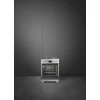 SMEG SZABADONÁLLÓ TŰZHELY, Classica design, 60 cm, 1 sütőtér, 8 funckió, gáz főzőlap, rozsdamentes acél