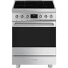 Kép 1/5 - SMEG SZABADONÁLLÓ TŰZHELY, Classica design, 60 cm, 1 sütőtér, indukciós főzőlap, inox