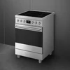 Kép 3/5 - SMEG SZABADONÁLLÓ TŰZHELY, Classica design, 60 cm, 1 sütőtér, indukciós főzőlap, inox