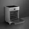 Kép 4/5 - SMEG SZABADONÁLLÓ TŰZHELY, Classica design, 60 cm, 1 sütőtér, indukciós főzőlap, inox