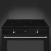Kép 4/5 - SMEG SZABADONÁLLÓ TŰZHELY, Classica design, 90 cm, 1 sütőtér, indukciós főzőlap, 4 főzőzóna, antracit