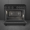 Kép 2/5 - SMEG SZABADONÁLLÓ TŰZHELY, Classica design, 90 cm, 1 sütőtér, indukciós főzőlap, hengeres lábak, antracit