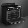 Kép 3/5 - SMEG SZABADONÁLLÓ TŰZHELY, Victoria design, 90 cm, 1 sütőtér, indukciós főzőlap, fekete