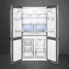 Kép 2/2 - SMEG SZABANONÁLLÓ HŰTŐ ÉS FAGYASZTÓ, 90,8x182 cm, E energiaosztály, külső LED kijelző, inox