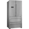 SMEG SZABANONÁLLÓ HŰTŐ ÉS FAGYASZTÓ, francia ajtó, 84x182, E energiaosztály, külső LED kijelző, francia ajtó, inox