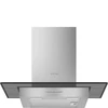 SMEG UNIVERSALE design T-shape fali páraelszívó, 60 cm, inox + üveg