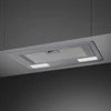 SMEG UNIVERSALE design beépíthető páraelszívó, 54 cm, festett ezüst, nyomógombos vezérlés