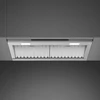 SMEG UNIVERSALE design beépíthető páraelszívó, 56 cm, inox, Auto-Vent2.0