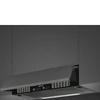 SMEG UNIVERSALE design beépíthető páraelszívó, 60 cm, fekete