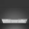 SMEG UNIVERSALE design beépíthető páraelszívó, 86 cm, inox, 3+1 sebesség