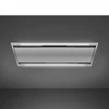SMEG UNIVERSALE design mennyezeti páraelszívó, 90 cm, inox, 2 LED csík