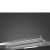 SMEG UNIVERSALE design teleszkópos páraelszívó, 90 cm, inox, nyomógombos vezérlés
