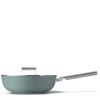 SMEG WOK SERPENYŐ, 30 cm, rozsdamentes acél fogantyú, matt smaragdzöld