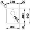 Kép 2/4 - BLANCO ANDANO 340-IF exc.nélkül InFino