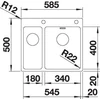 Kép 3/5 - BLANCO ANDANO 340/180-IF/A exc. InFino